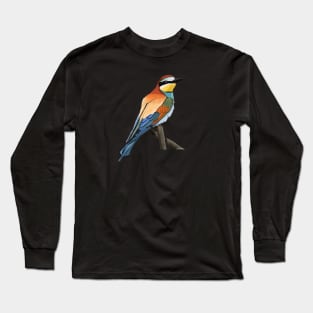 Bee Eater Bird Watching Birding Ornithologist Gift Long Sleeve T-Shirt